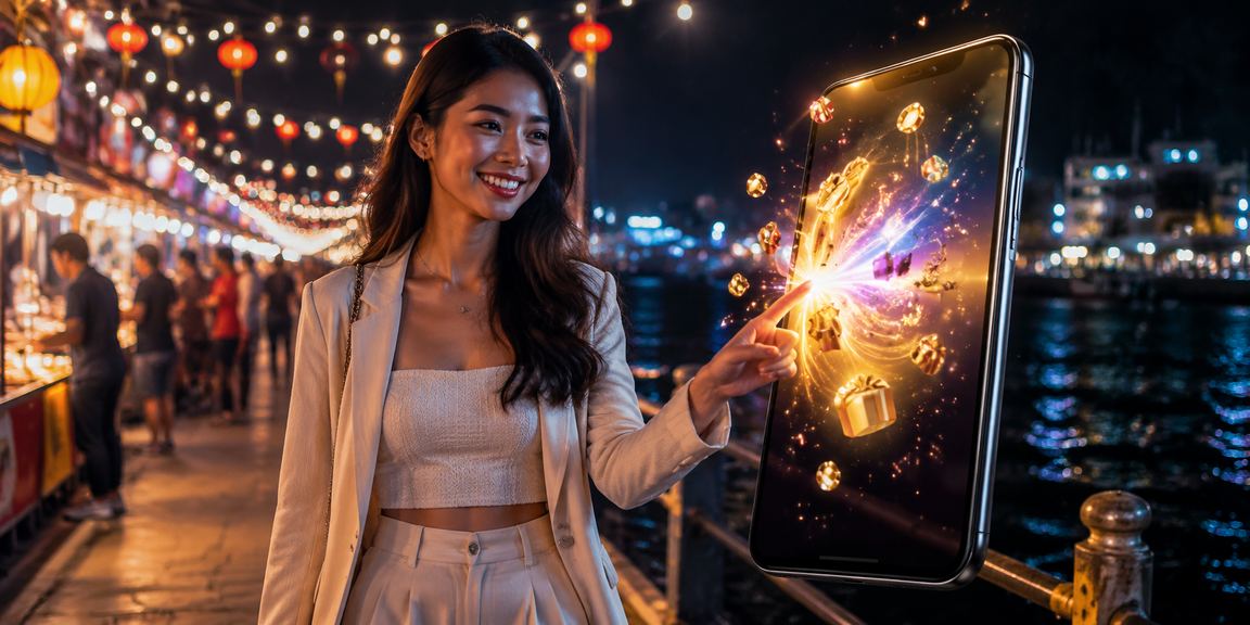 Pemain Malaysia menggunakan telefon pintar untuk akses penuh platform kasino dan taruhan 8trium